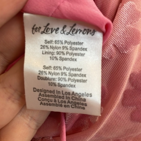 For Love and Lemons Lusk cropped burnout velvet puff sleeve top - Picture 6 of 14